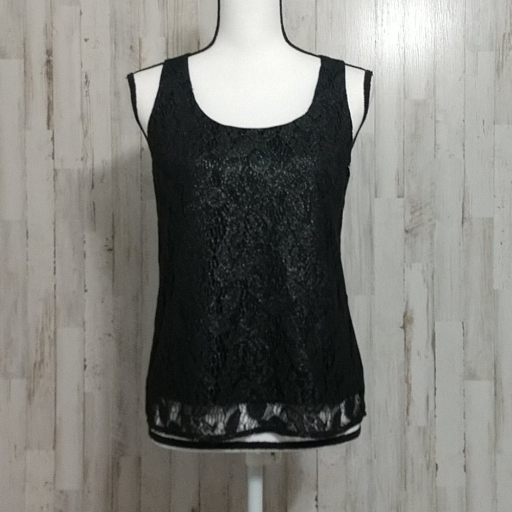 NWT Olive & Oak Shimmering Black Sleeveles…